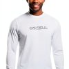 O'Neill Men's Basic Skins UPF 50+ Long Sleeve Sun Shirt White Large-1