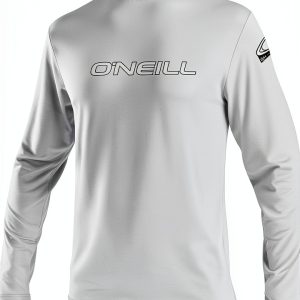 O'Neill Men's Basic Skins UPF 50+ Long Sleeve Sun Shirt White Large-0
