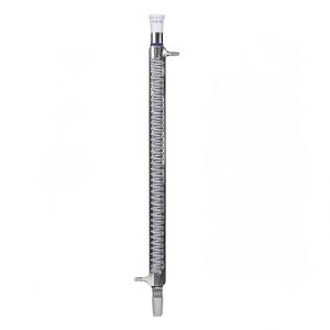 600mm,24/40 Graham Condenser,Jacketed 60cm,Coil Glass Heat Exchanger,Lab Chemistry Glassware-0