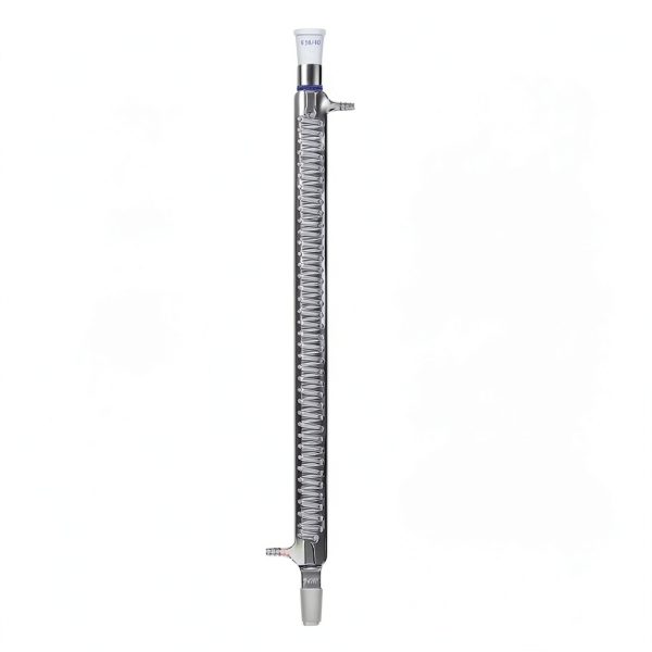 600mm,24/40 Graham Condenser,Jacketed 60cm,Coil Glass Heat Exchanger,Lab Chemistry Glassware-0