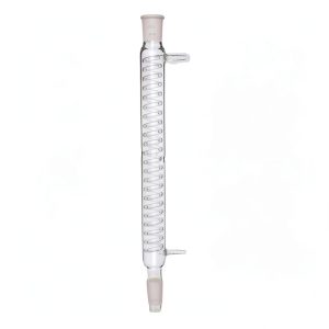 Borosilicate Glass Graham Condenser with 29/42 Joint 400mm Jacket Length Lab Condenser with 10mm Hose Connections-0