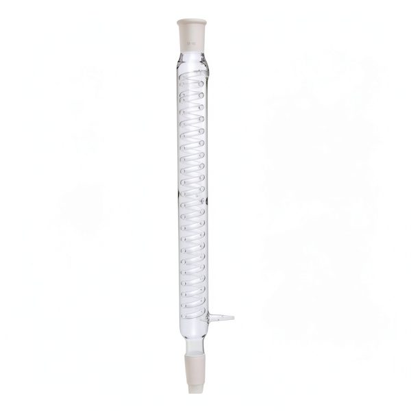 Borosilicate Glass Graham Condenser with 29/42 Joint 400mm Jacket Length Lab Condenser with 10mm Hose Connections-1
